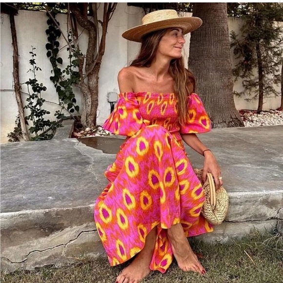 Zara Midi Dress Size Medium - Picture 5 of 10